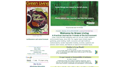 Desktop Screenshot of greenlivingjournal.com