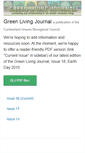 Mobile Screenshot of greenlivingjournal.org